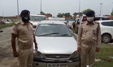 वाहन से अवैध शराब ज़ब्त होने के बाद चालक वाहन लेकर हुआ फ़रार ।पुलिस देखती रह गई !