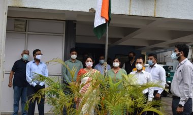 आईसीएआई परिसर में मनाया गया स्वतंत्रता दिवस