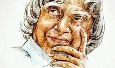 एक तरफ मिसाइलमैन तो दूसरी तरफ सितारवादक , कलाम साहब सलाम ।