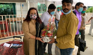 प्रदेश सचिव अमरजीत कुमार द्वारा ऑल इंडिया प्रोफेशनल्स कांग्रेस का स्वागत