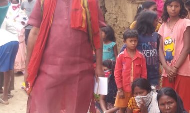 101 गरीबों व असहाय लोगों के बीच खाद्य सामग्री का वितरण किया गया