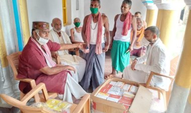 जिले के 5 गाँवो में ऑक्सीमीटर व दवा का नि:शुल्क वितरण