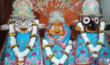 गौड़िया मठ में श्रावन पूर्णिमा पर जगन्नाथ की विशेष पूजा-अर्चना:- पुजारी उत्तम श्लोक दास