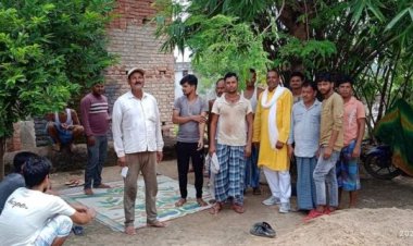 जन-जन आशीर्वाद यात्रा के तहत अतरी प्रखण्ड केपंचायतो एवं कई गाँवों के स्वजनों से भेंट किया:- समाजसेवी पंकज सिंह