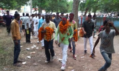 अतरी प्रखण्ड के धुसरी पंचायत से नवलेश सिंह ने पंचायत समिति पद पर किये नामांकन