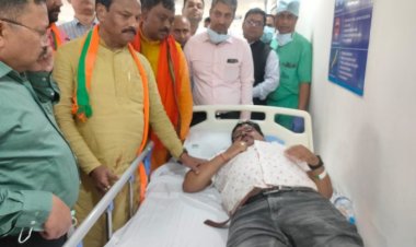 सचिवालय घेराव में घायल भाजपाइयों का पारस में हुआ प्राथमिक उपचार