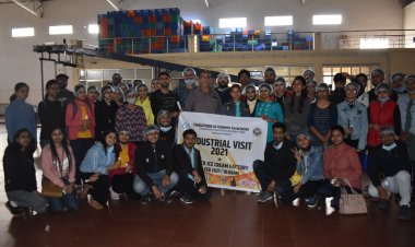 सीए स्टूडेंट्स के लिए इंडस्ट्रियल विजिट कार्यक्रम आयोजित