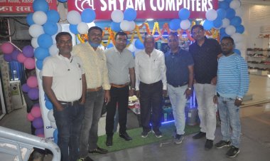 रोस्पा टावर में श्रीश्याम कंप्यूटर्स का शुभारंभ