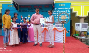 पटवाटोली दुर्गा स्थान में प्रतिभा मिलन समारोह सम्पन्न