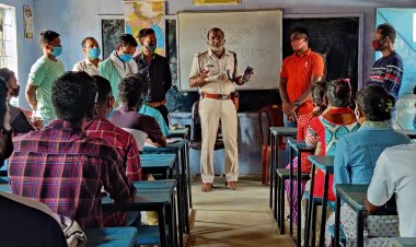 थाना प्रभारी ने बतौर शिक्षक दिए सफलता के टिप्स:ज्योति पाठक