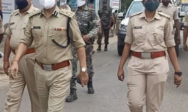 डीआईजी राजीव रंजन सिंह के नेतृत्व में जागरूकता अभियान में बांटे गए मास्क