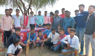 एबीवीपी मानपुर नगर इकाई के द्वारा क्रिकेट मैच का किया गया आयोजन