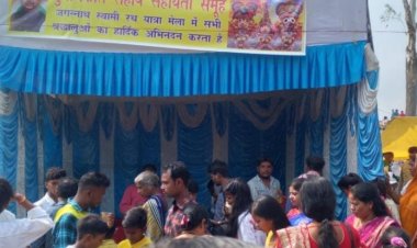 जगन्नाथपुर मेला में सुबोधकांत सहायता समूह ने लगाया स्वागत शिविर