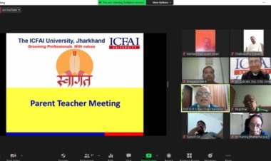 इक्फ़ाई विश्वविद्यालय में वीडियो कॉन्फ्रेंसिंग के माध्यम से अभिभावक-शिक्षक बैठक आयोजित