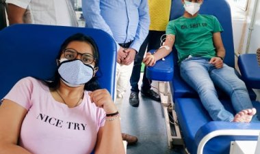 एफजेसीसीआई के रक्तदान शिविर में 20 यूनिट रक्त संग्रहित, 23 लोगों ने कराया एंटीबॉडी टेस्ट