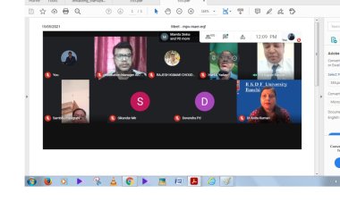 आरकेडीएफ विश्वविद्यालय में “रोजगार की संभावनाएं और इंजीनियरिंग क्षेत्र में स्टार्ट-अप पोस्ट कोविड-19” विषयक वेबीनार आयोजित