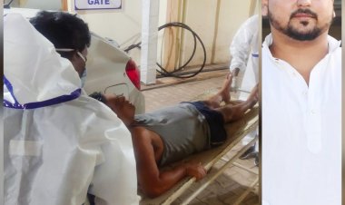 कोरोना संक्रमित मरीज को रोहित ने स्वयं अस्पताल पहुंचाकर पेश की मानवता की मिसाल