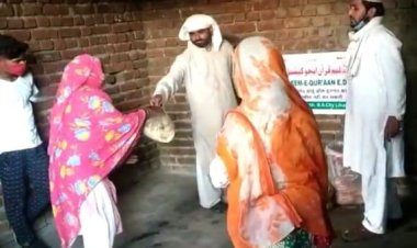 पैगाम तालीम क़ुरआन एजुकेशनल ट्रस्ट ने जरूरतमंदों को दी खाद्य सामग्री