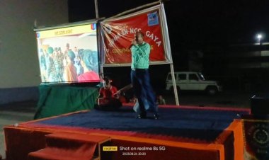 संयुक्त वार्षिक प्रशिक्षण शिविर का रंगारंग सांस्कृतिक कार्यक्रम के साथ समापन हो गया