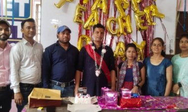 संकल्प टेट क्लासेज में हर्षोल्लास के साथ मनाया गया शिक्षक दिवस:-नागेन्द्र कुमार