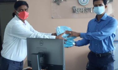 भारतीय लोक कल्याण संस्थान ने सिमडेगा के उपायुक्त को सौंपा चार सौ फेश सेफ्टी मास्क