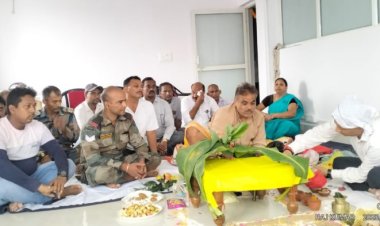 कमांडिंग ऑफिसर एमके शुक्ला ने नए भवन का किया उद्घाटन