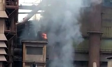 बोकारो स्टील प्लांट (BSL) के ब्लास्ट फर्नेस में लगी भीषण आग