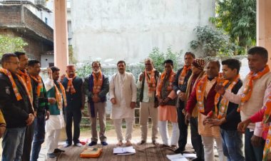 भाजपा मानपुर नगर मंडल कार्यसमिति की एकदिवसीय बैठक हुआ संपन्न