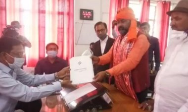 मधुपुर विधानसभा उपचुनाव : बीजेपी प्रत्याशी गंगा नारायण सिंह ने भरा पर्चा