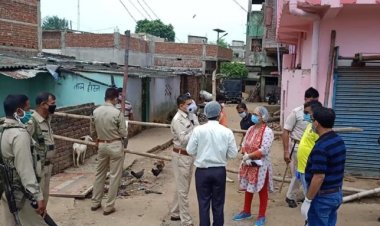 बरही में कोरोना से पहली मौत , प्रशाशन ने किया बैरिकेटिंग।