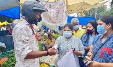 जेसीआई रांची उड़ान ने किया मास्क का वितरण