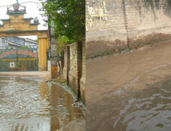 लखीबाग मुहल्ले में जलजमाव व कीचड़ से लोग परेशान