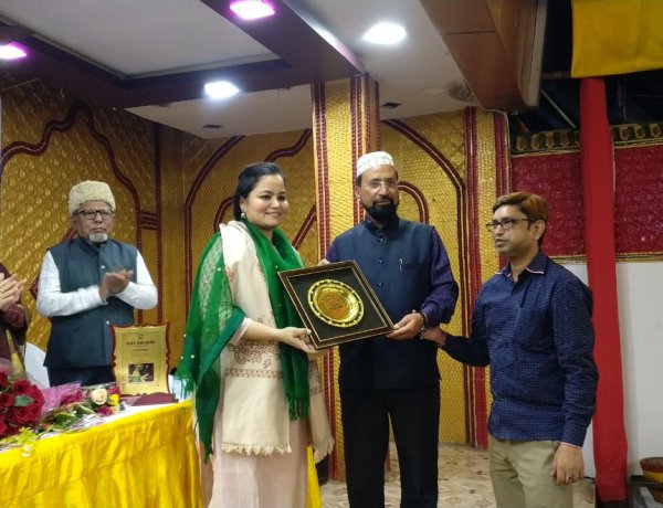 कौन बनेगा करोड़पति की विजेता नाजिया नसीम के सम्मान में समारोह आयोजित