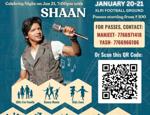 XLRI में 20-21 जनवरी को होगा मैक्सी फेयर, प्ले बैक सिंगर शान के सुरों की सजेगी महफिल