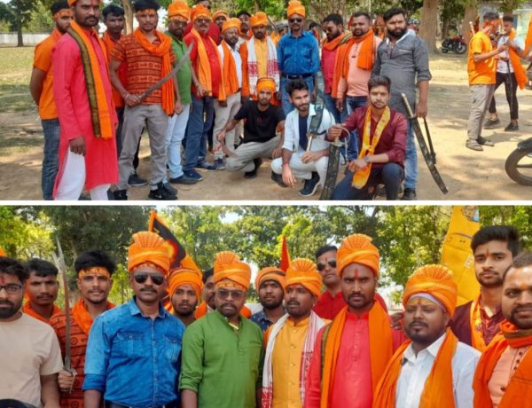 श्रीराम महोत्सव की भव्य शोभायात्रा