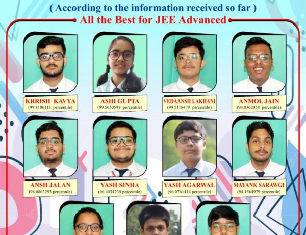 सरला बिरला के छात्र JEE एडवांस्ड 2023 के लिए चयनित
