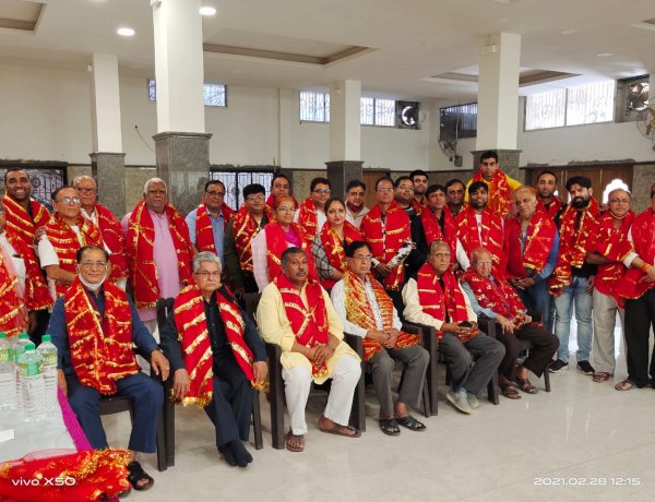 श्रीराधाकृष्ण मंदिर कमिटी की नई कार्यकारिणी गठित, मनोहरलाल जसूजा बने अध्यक्ष