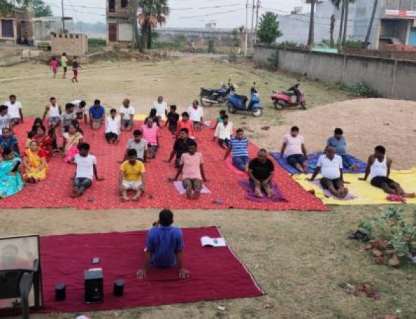 अखिल भारतीय विद्यार्थी परिषद मानपुर नगर इकाई के द्वारा तीन दिवसीय 8वें अंतरराष्ट्रीय योगा दिवस मनाया गया