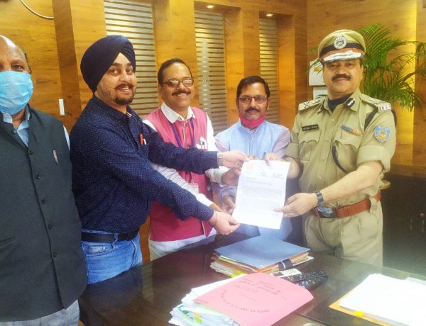 पत्रकारों के राष्ट्रीय संगठनों का प्रतिनिधिमंडल मिला मुख्यमंत्री एवं डीजीपी से