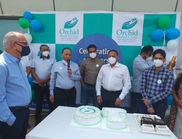 आर्किड अस्पताल ने मनाई दसवीं वर्षगांठ
