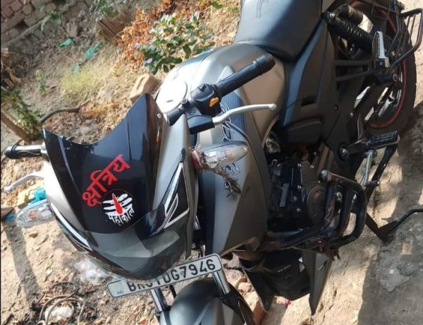 रेलवे गुमटी के समीप से मोटरसाइकिल की चोरी