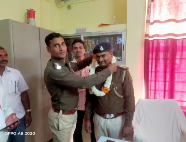 बेलागंज थाना के नए थानाध्यक्ष धीरेंद्र कुमार