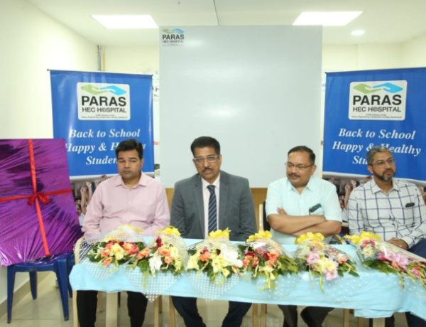 बच्चों को स्वस्थ रखने के लिए पारस एच ई सी अस्पताल ने “बैक टू स्कूल” अभियान का शुभारंभ किया