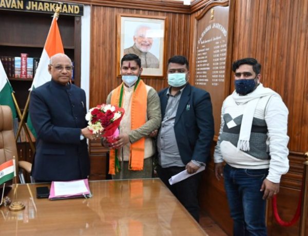 श्रीराम दल का प्रतिनिधिमंडल राज्यपाल से मिला