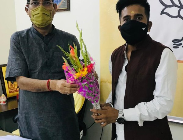 आनंद पांडेय बने भाजयुमो के कोषाध्यक्ष