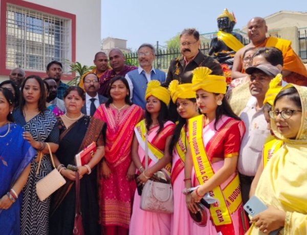 जीबीएम कॉलेज में कुलपति प्रो. शशि प्रताप शाही द्वारा गौतम बुद्ध की प्रतिमा का अनावरण-सह- भवन उद्घाटन संपन्न