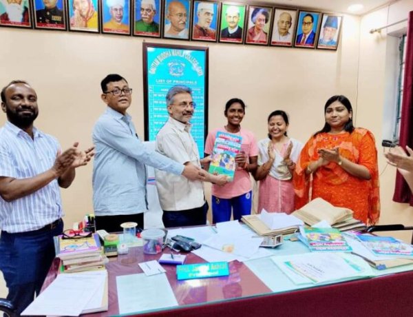 जीबीएम कॉलेज में प्रधानाचार्य प्रो. अशरफ़ ने रेड रिबन युवा महोत्सव-2023 के विजेताओं को किया पुरस्कृत