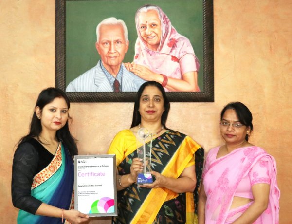 सरला बिरला पब्लिक स्कूल को मिला “इंटरनेशनल डाइमेंशन इन स्कूल अवार्ड- 2021”