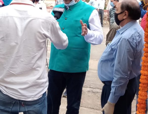 “एचईसी ने बनाया सेनेटाइजिंग चेंबर”राष्ट्र हित में एचईसी की भूमिका अहम : राणा एस चक्रवर्ती