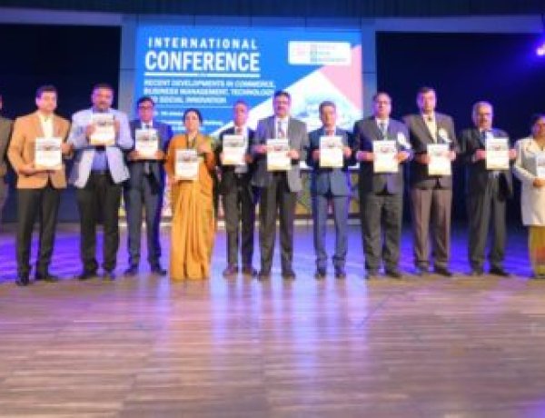 व्यापार और कॉमर्स को उन्नति प्रदान करने के लिए सरला बिरला विश्वविद्यालय में अंतरराष्ट्रीय सम्मेलन